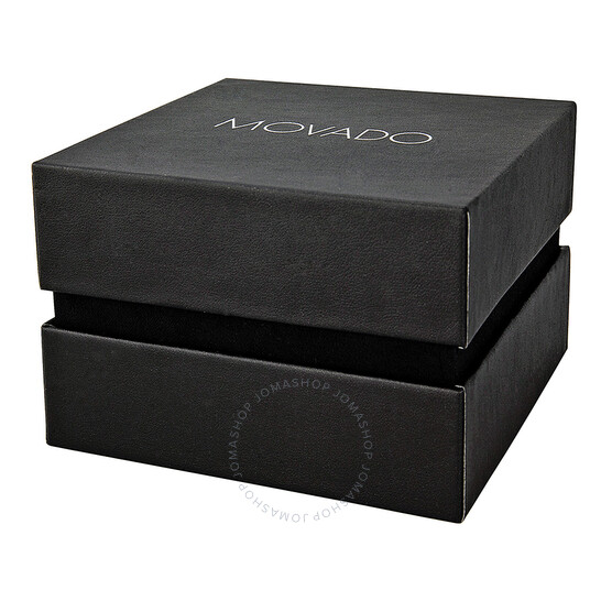 Movado Eliro Black Dial Stainless Steel Ladies Watch 0