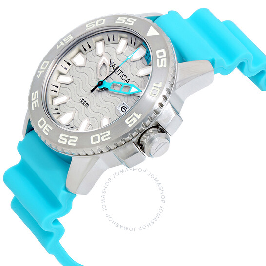 Nautica NSR 20 Sports Silver Dial Watch NAI12531G