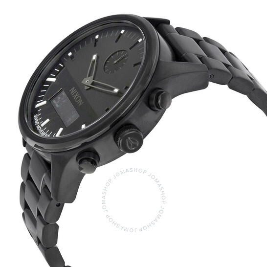 Nixon Duo Black Analog Digital Dial Black Ion plated Men s Watch A932001