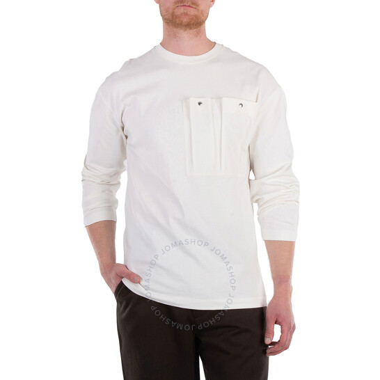 ★OAMC★ Pointer T-Shirt Off White 23E28OAJ21COT00727101 Oamc Men's Off-White Donner Organic Cotton T-Shirt, Size