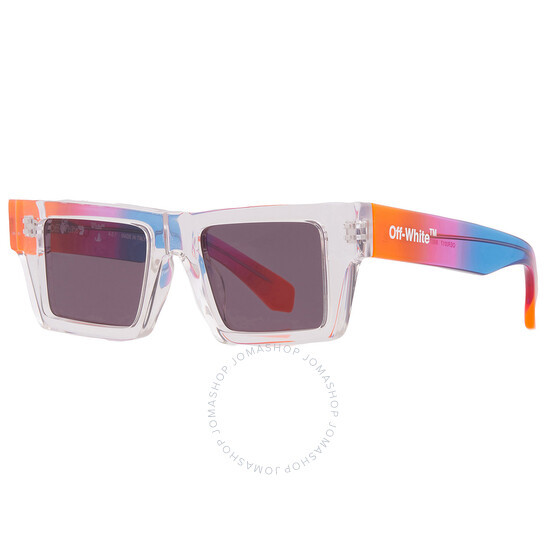 Off-White Nassau Full Smoke Browline Unisex Sunglasses