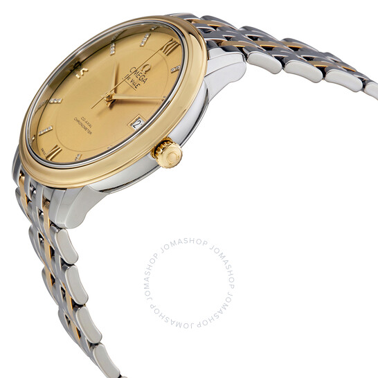 Omega De Ville Prestige Champagne Dial Stainless Steel and
