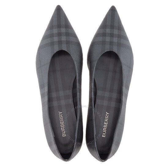 Burberry Open Box - Burberry Madelina Check Ballet Flats In