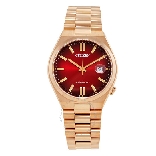 Citizen Open Box - Citizen Tsuyosa Automatic Red Dial Watch