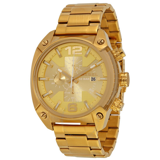 Diesel Open Box - Diesel Overflow Chronograph Champagne Dial
