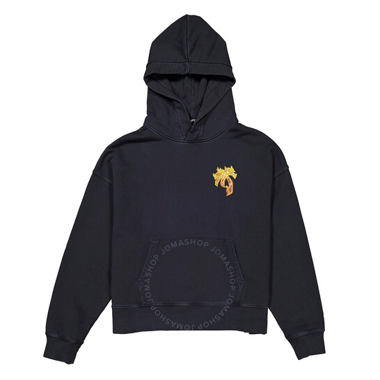 パーカー・フーディ Palm Angels FW24 (PMBB058 F24FLE0051076) Palm Angels Burning Palm Cotton Hoodie, Size Medium