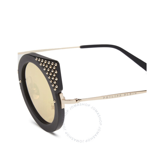 Philipp Plein Katy Gold Mirrored Cat Eye Ladies Sunglasses