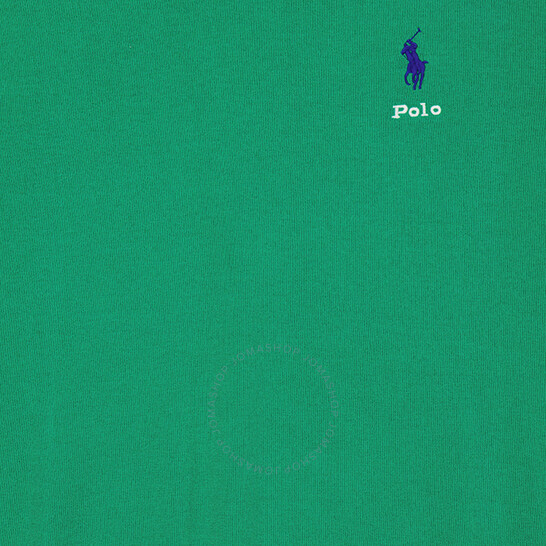 Polo Ralph Lauren Men's Green Logo Embroidered Cotton Jumper
