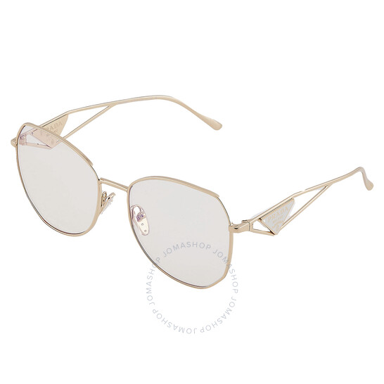 人気の春夏 Prada PR Sunglasses Ladies Irregular Filter Light Blue Clear 小物