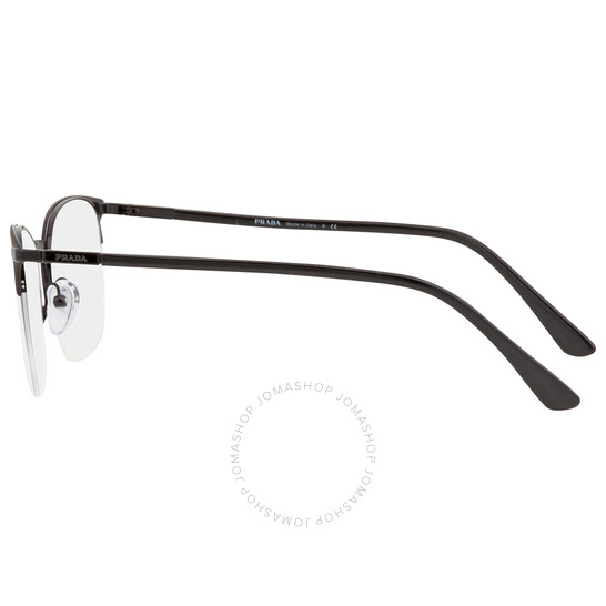Prada Demo Oval Men's Eyeglasses PR 57YV 07F1O1 54