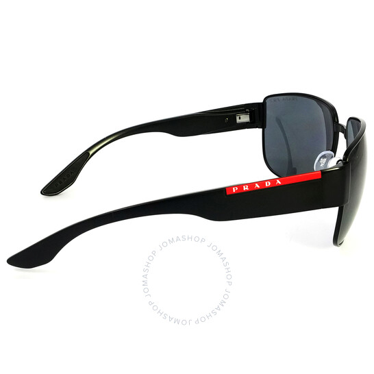Prada Linea Rossa Polarized Dark Grey Pillow Men's