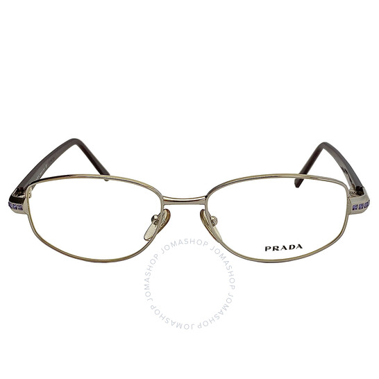Prada Round Eyeglasses VPR 65F 3BF-1O1 135 679420057231