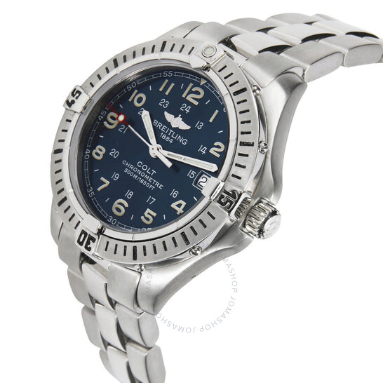 Breitling Pre-owned Breitling Colt Quartz Chronometer Blue