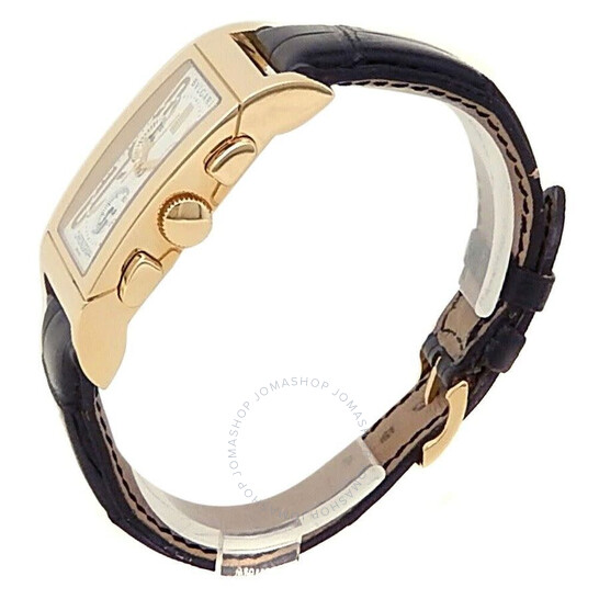 bvlgari mens rettangolo 18k gold watch