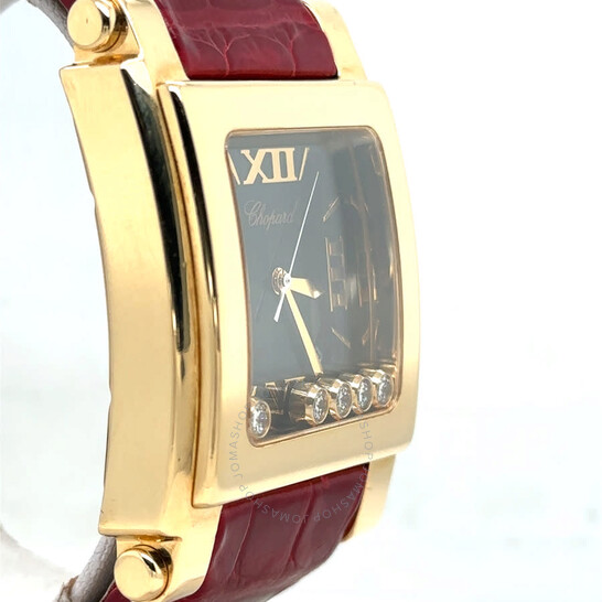 Chopard Pre-owned Chopard Happy Sport Square Quartz Black
