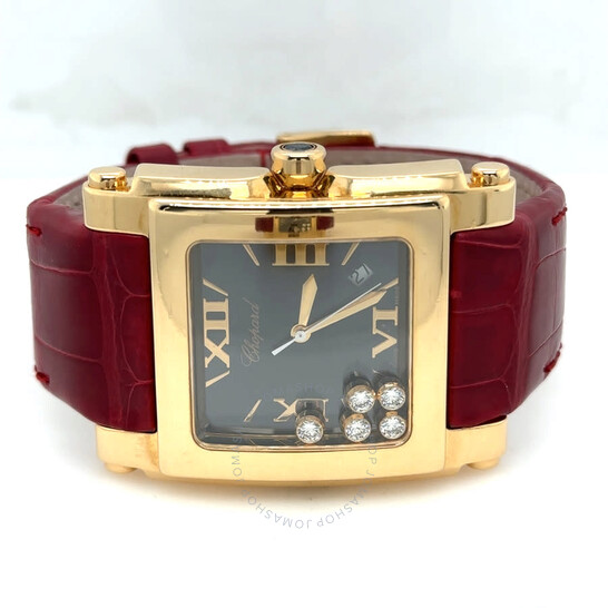 Chopard Pre-owned Chopard Happy Sport Square Quartz Black
