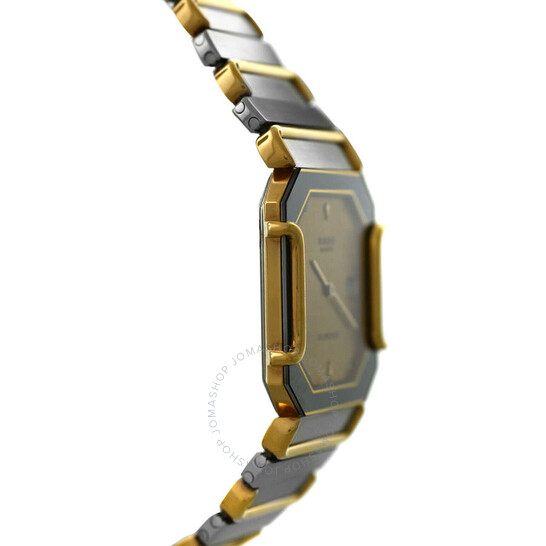 【気質アップ】 Rado Pre-owned Rado Florence Quartz Gold Dial Unisex Watch 時計