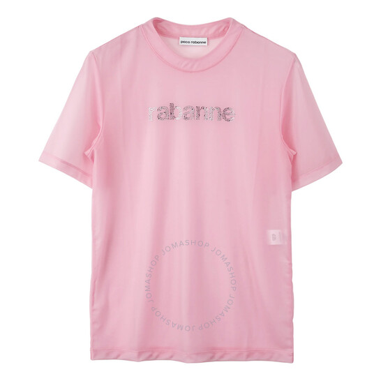 Tシャツ・カットソー Rabanne SS24 T-SHIRT WITH LOGO (24PJTE151PA0211_P001) Rabanne SS24 T-SHIRT WITH LOGO (24PJTE151PA0211_P001