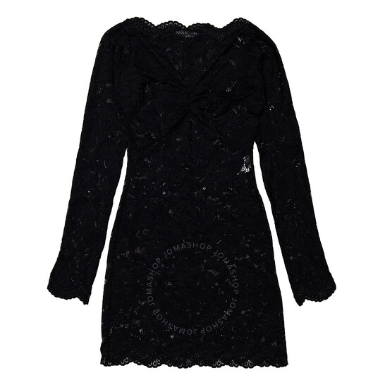 Rabanne Ladies Black Mini Lace Dress, Brand Size 34 (US Size
