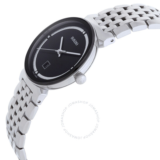 RADO ラドー　FLORENCE ブラック　レディース RADO Florence SS Blue Dial Black Leather Women's Watch