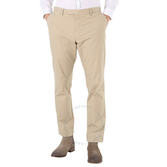 Ralph Lauren Khaki Straight-leg Tailored Trousers, Size 36W