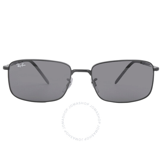 サングラス ^ONE BRILLIANT^ NaoOB457Grey Nao-OB457-Grey Ray-Ban Dark Grey Classic Rectangular Unisex Sunglasses