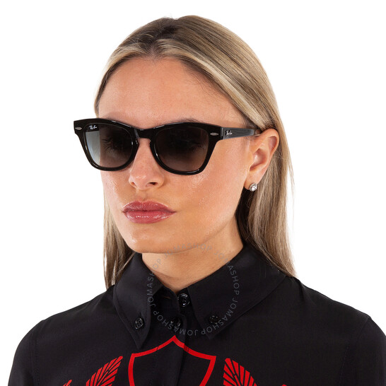 Ray-Ban Grey Gradient Square Unisex Sunglasses RB0707S
