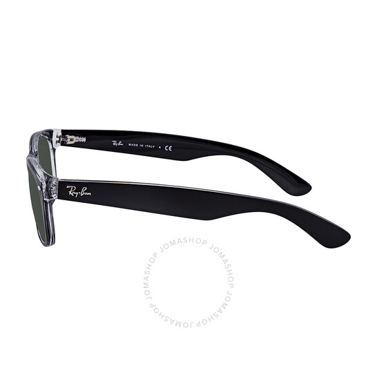 Ray Ban New Wayfarer Color Mix Green Classic G-15 Unisex Sunglasses RB2132 6052 52 - 546x546 Image #3