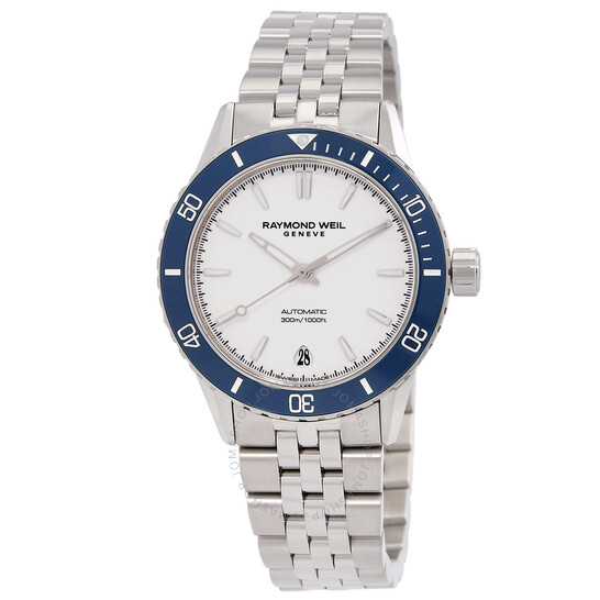 Raymond Weil Freelancer Automatic White Dial Ladies Watch