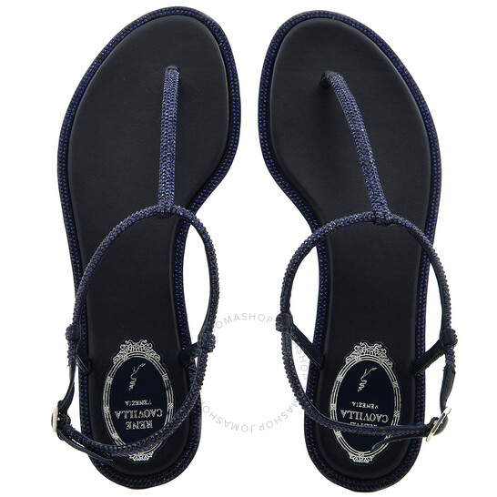 サンダル・ミュール RENe CAOVILLA 'Diana' sandals Black C12377010R001V668 René Caovilla Diana Sandals Black | Wanan Luxury
