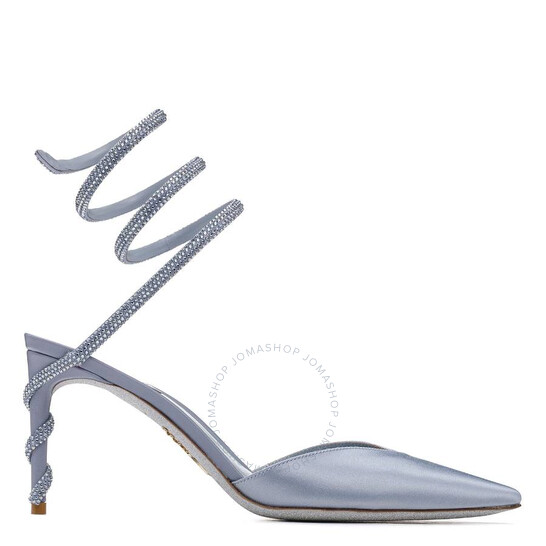 Rene Caovilla Margot 80 Satin Pumps, Brand Size 36 ( US Size