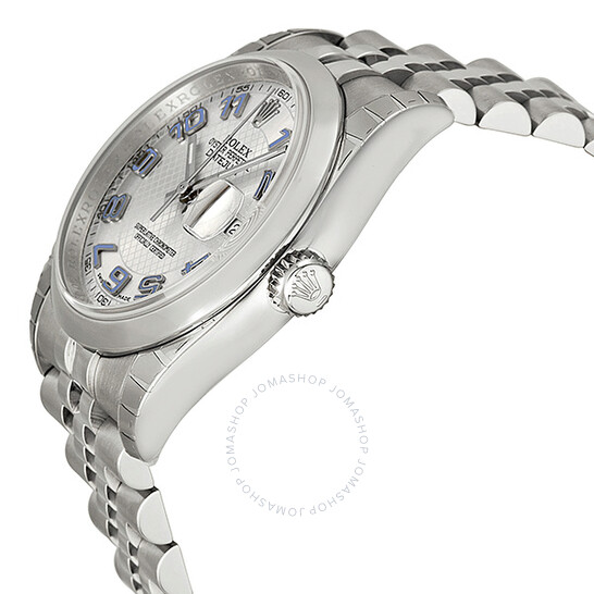 Rolex Datejust 36 Silver Deco Dial Stainless Steel Jubilee Bracelet Automatic Unisex Watch 116200SDBLAJ - 546x546 Image #2