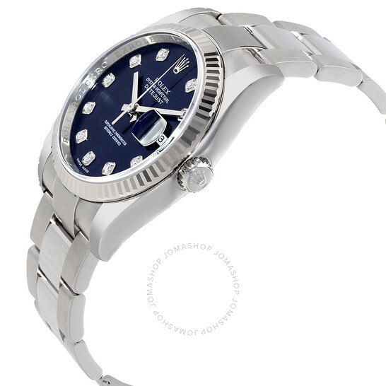 Rolex Oyster Perpetual 36 mm Blue Dial Stainless Steel