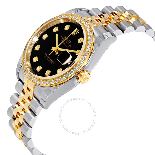 Rolex Oyster Perpetual Datejust 36 Black Dial Stainless
