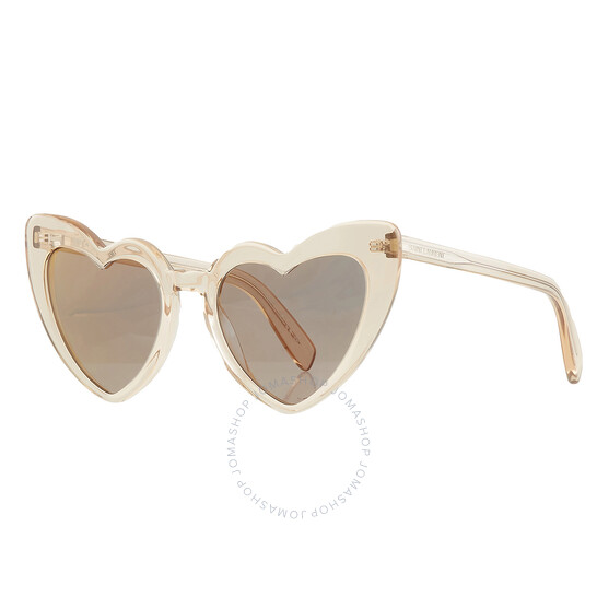 Saint Laurent Copper Irregular Ladies Sunglasses SL 181