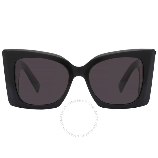 ◆Saint Laurent◆ 54 SL M119 001 Saint Laurent Dark Grey Butterfly Ladies Sunglasses SL M119