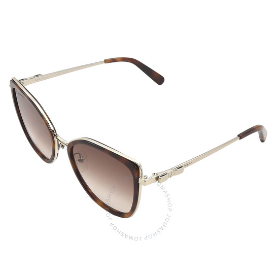 Ferragamo Salvatore Ferragamo Brown Gradient Butterfly