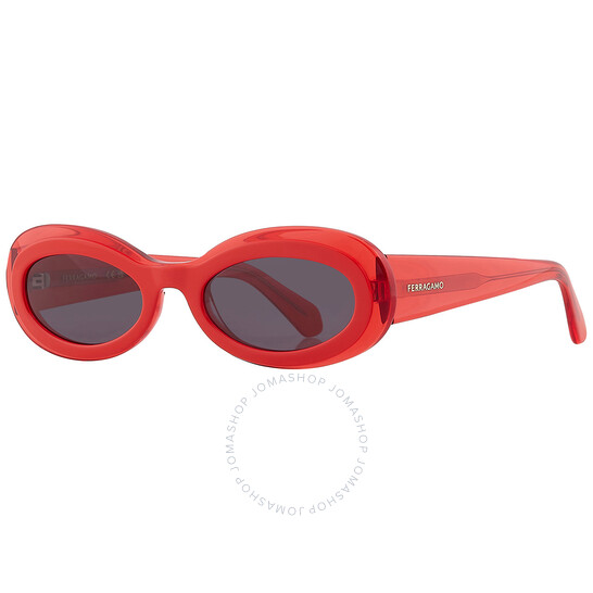 Ferragamo Salvatore Ferragamo Dark Grey Oval Ladies