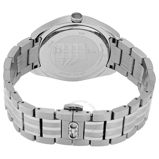 Salvatore Ferragamo Evolution Quartz Silver Dial Men's Watch