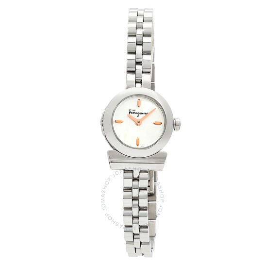 Ferragamo Gancini Quartz Silver Dial Ladies Watch SFKK00723