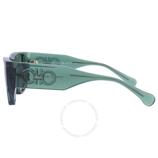 Ferragamo Salvatore Ferragamo Green Geometric Unisex