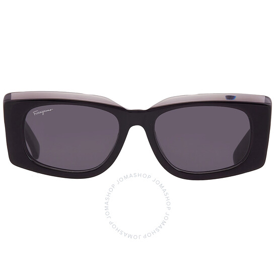 Ferragamo Salvatore Ferragamo Grey Rectangular Ladies