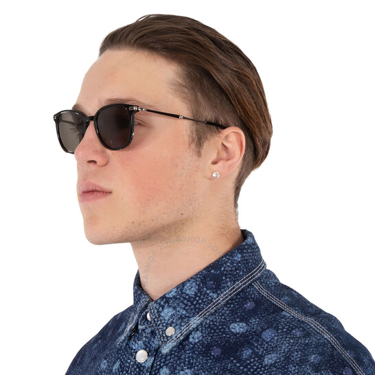 Ferragamo Salvatore Ferragamo Grey Square Men's Sunglasses