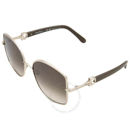 Ferragamo Salvatore Ferragamo Khaki Gradient Butterfly
