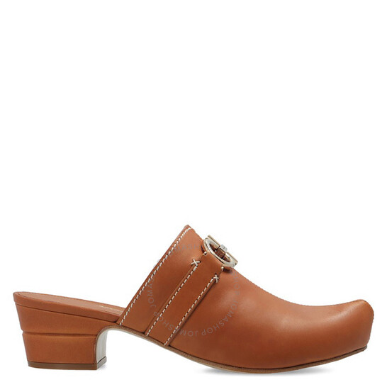 Ferragamo Salvatore Ferragamo Ladies Gancini Leather Mules