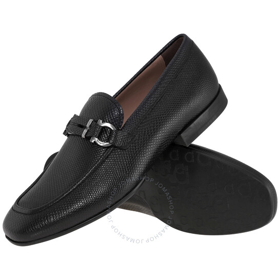 Ferragamo♪SALE♪0785635 Ferragamo Foster Gancini Ornament Moccasin, Size 5.5 021669
