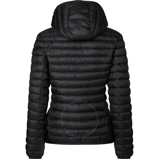 ダウンジャケット・コート SAVE THE DUCK Women Bubble Jackets D33620W GIGA01 DAISY 1000 Save The Duck Daisy Hooded Puffer Jacket, Brand Size 2