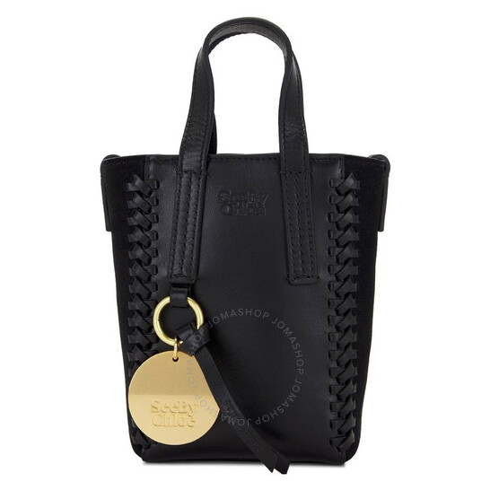 CHLOE｜TOTEBAGS (CHC23SS651J89 001) chloe-deep-violine-leather-