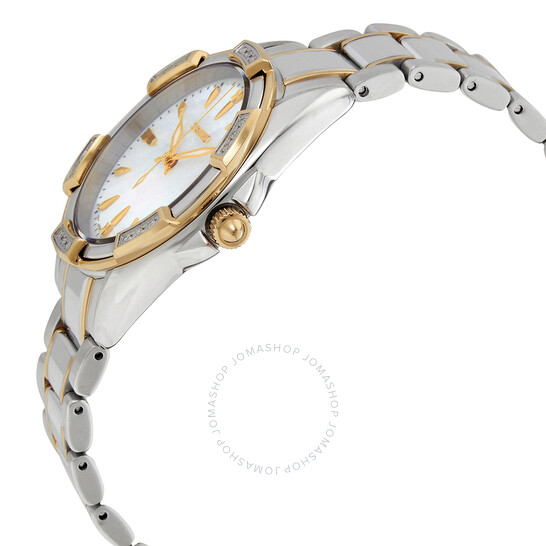 【SEIKO】Quartz Diamond Mother of Pearl Dial Ladies Watch Seiko Quartz Diamond Mother of Pearl Dial Two-tone Ladies