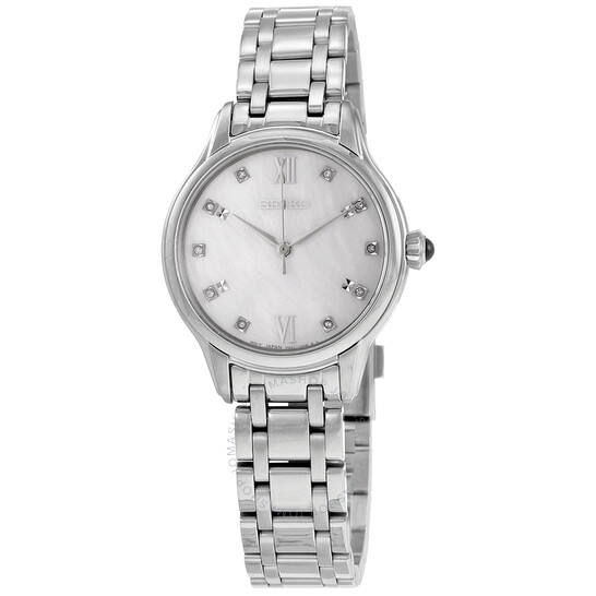 Seiko Core Quartz Diamond Mother of Pearl Dial Ladies Watch